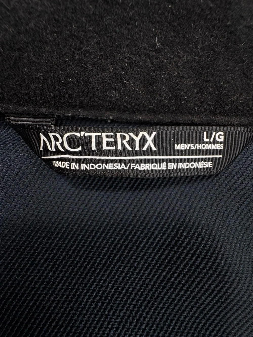 Arc'teryx Gamma LT Jacket Men Large Blue Lightweight Soft Shell Full Zip Hiking